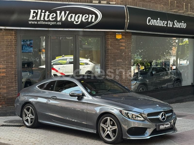 Gris / plata Usado 2016 Mercedes 200 AMG line Coupe | 25.490 € (Caro) - Imagen 1/4