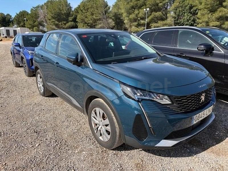 Usado Peugeot 3008 Active 130 CV (95 kW) 2021 Azul SUV