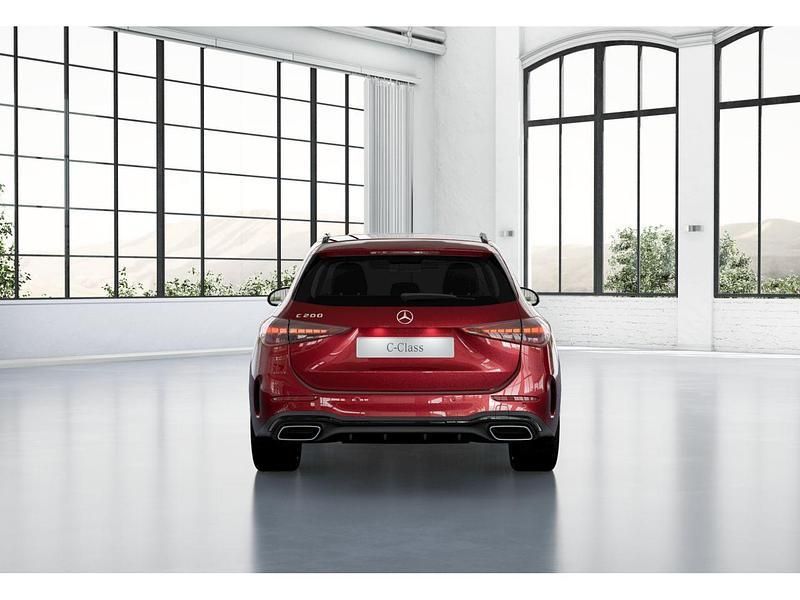 Nuevo Mercedes C200 204 CV (150 kW) 2025 Rojo Familiar