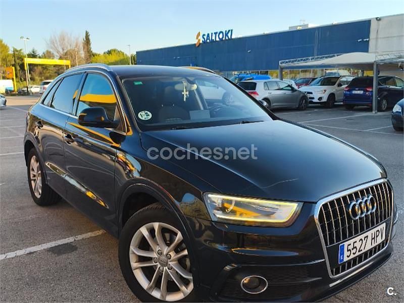 Usado Audi Q3 S-Line 140 CV (102 kW) 2013 Negro SUV