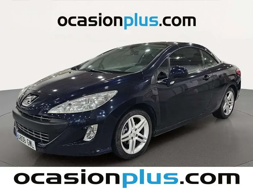 Usado Peugeot 308 CC Sport 122 CV (89 kW) 2010 Azul Descapotable