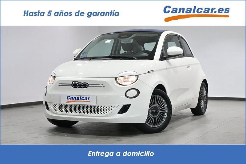 Blanco Usado 2022 Fiat 500e Icon Descapotable | 19.990 € (Precio justo) - Imagen 1/4