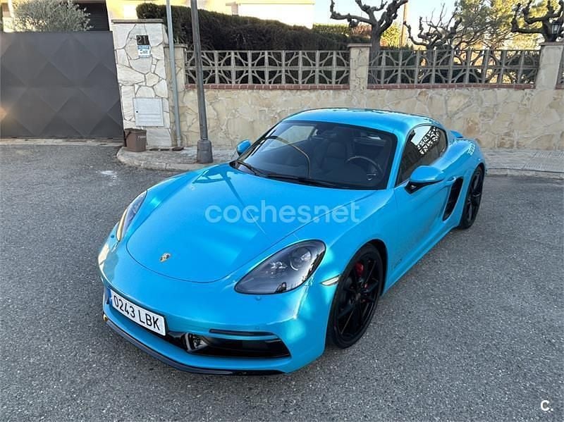 Usado Porsche 718 Cayman GTS 365 CV (268 kW) 2019 Azul Coupe