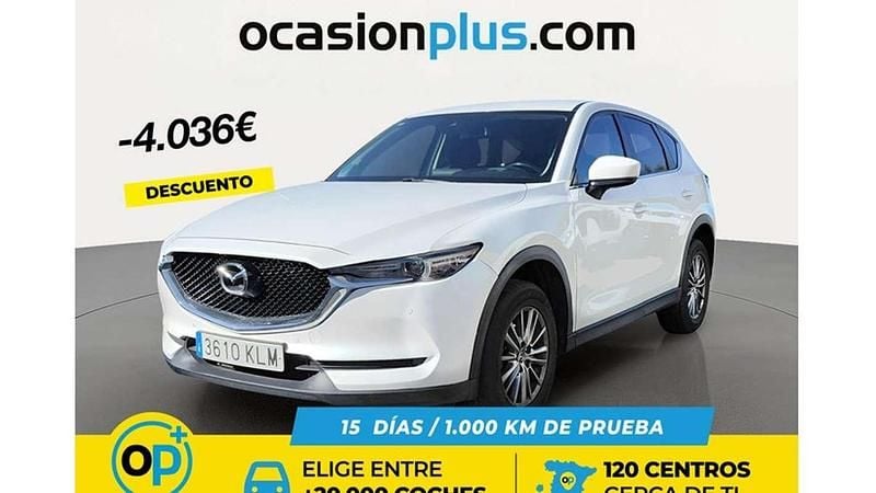 Usado Mazda CX-5 150 CV (110 kW) 2018 Blanco SUV