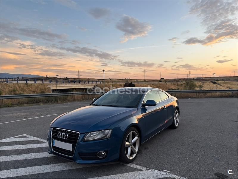 Azul Usado 2007 Audi A5 S-Line Coupe | 9999 € (Precio justo) - Imagen 1/4