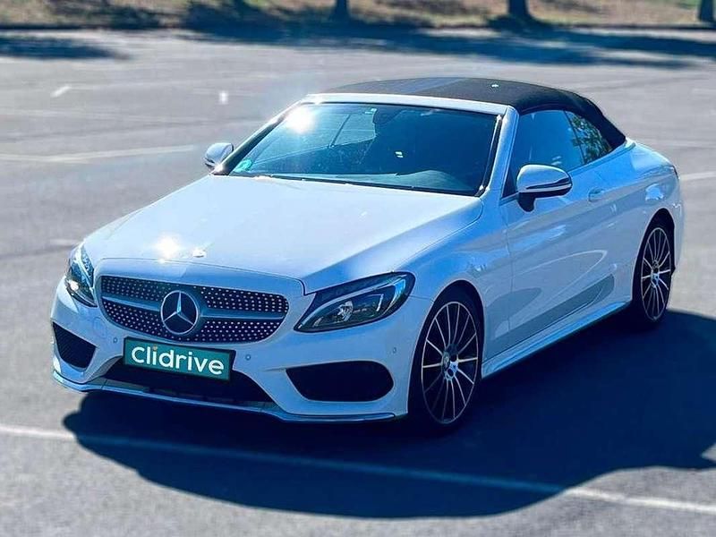 Usado Mercedes C220 170 CV (125 kW) 2017 Blanco Descapotable
