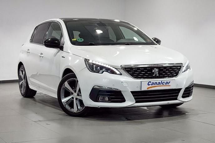 Usado Peugeot 308 GT-line 131 CV (96 kW) 2018 Blanco Utilitario