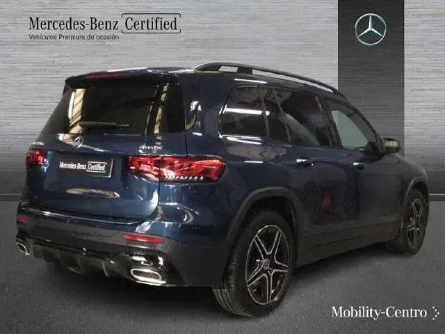Usado Mercedes GLB220 AMG line 190 CV (139 kW) 2022 Azul denim SUV