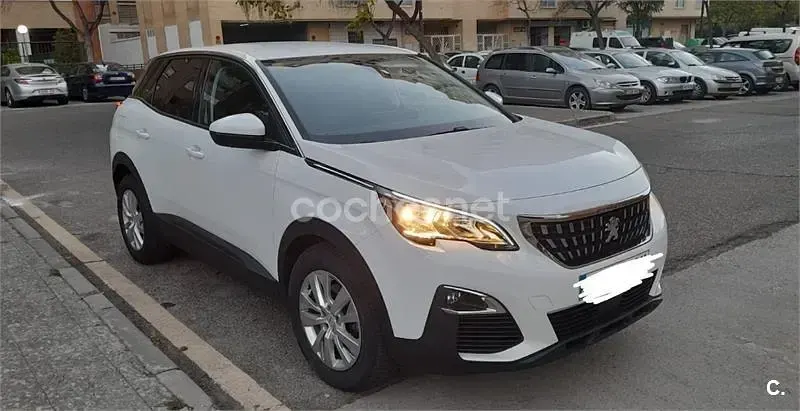 Usado Peugeot 3008 Active 130 CV (95 kW) 2017 Blanco SUV