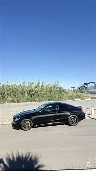 Usado Mercedes C63S AMG 510 CV (375 kW) 2017 Negro Coupe