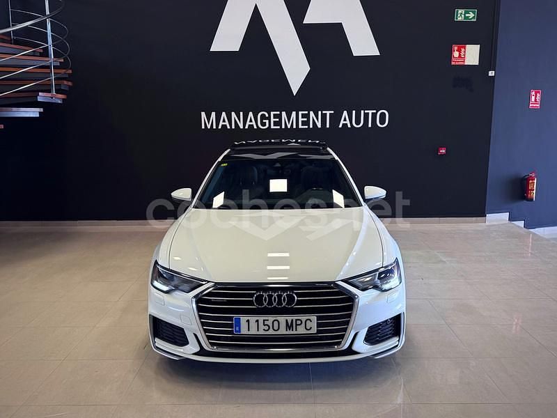 Usado Audi A6 S-Line 340 CV (250 kW) 2019 Blanco Berlina