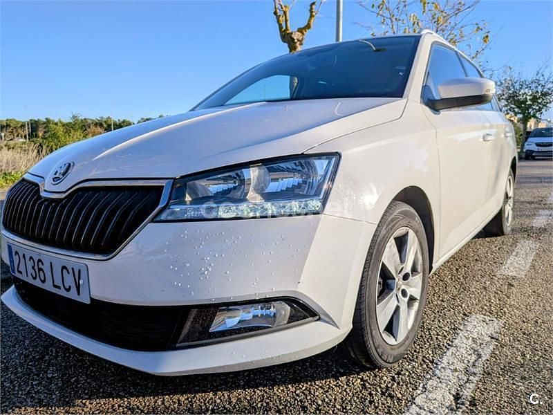 Blanco Usado 2019 Skoda Fabia Ambition Familiar | 13.900 € (Precio justo) - Imagen 1/4