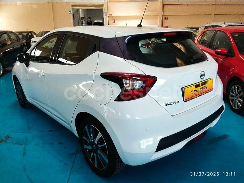 Usado Nissan Micra Acenta 90 CV (66 kW) 2018 Blanco Berlina