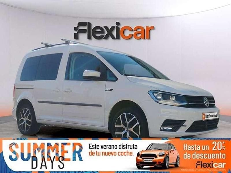 Blanco Usado 2018 VW Caddy Monovolumen | 16.980 € (Precio justo) - Imagen 1/4