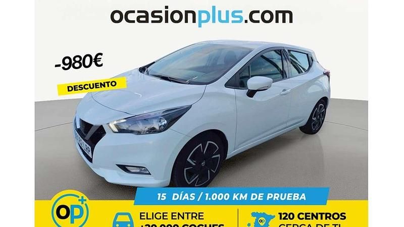 Usado Nissan Micra Acenta 92 CV (67 kW) 2021 Blanco Utilitario
