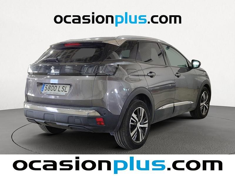 Usado Peugeot 3008 Allure 130 CV (95 kW) 2021 Gris Pickup/Camioneta