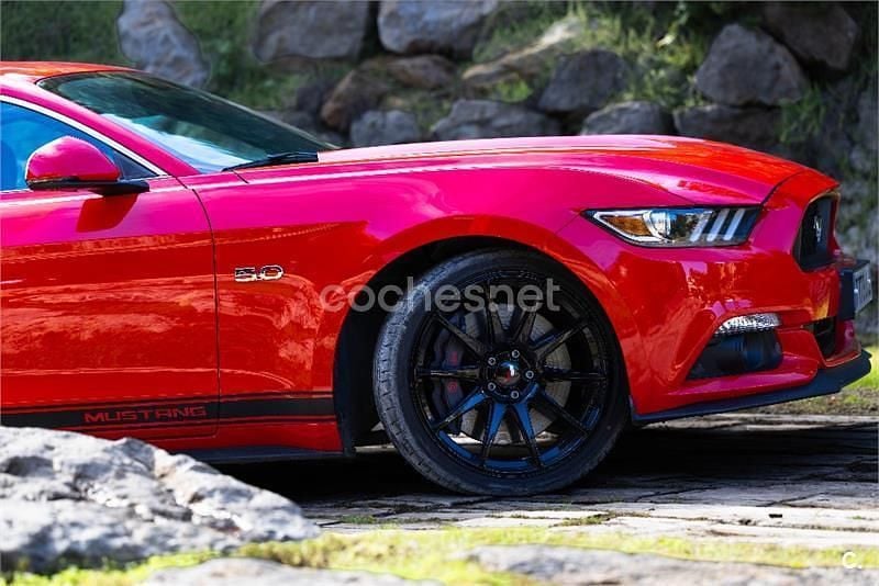 Rojo Usado 2016 Ford Mustang GT Coupe | 37.000 € (Precio justo) - Imagen 1/4