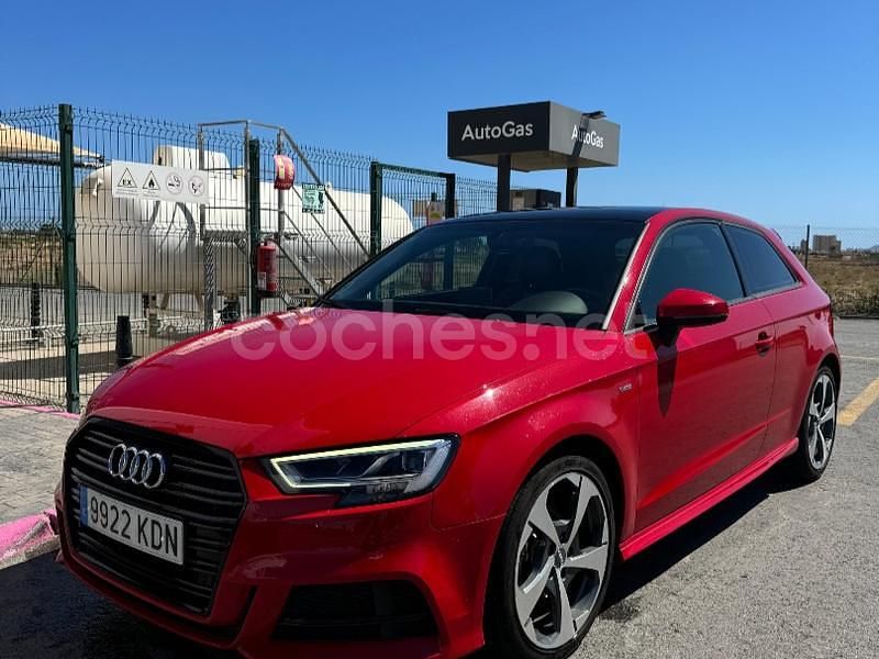 Granate Usado 2017 Audi A3 S-Line Berlina | 17.999 € (Un poco caro) - Imagen 1/4
