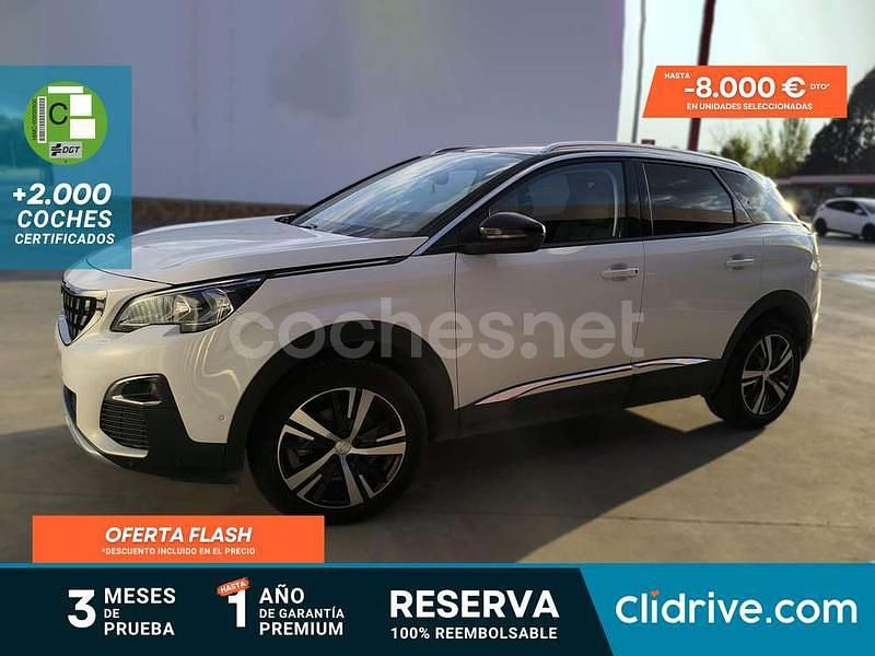 Blanco Usado 2018 Peugeot 3008 GT-line SUV | 13.990 € (Buen precio) - Imagen 1/3