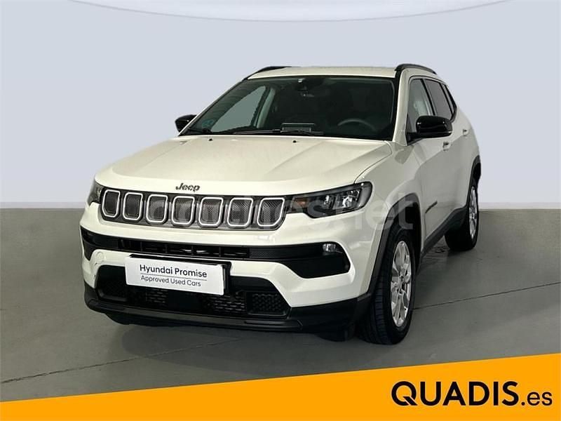 Blanco Usado 2021 Jeep Compass Longitude SUV | 17.495 € (Buen precio) - Imagen 1/4