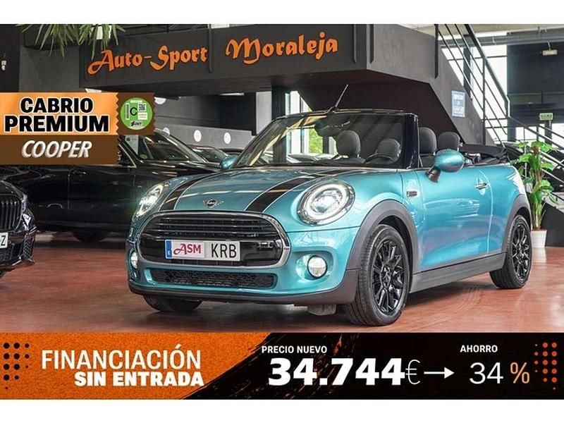 Azul Usado 2018 Mini Cooper Cabriolet Descapotable | 19.900 € (Precio justo) - Imagen 1/4