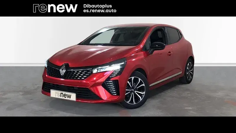 Usado Renault Clio V Techno 90 CV (66 kW) 2025 Rojo Berlina