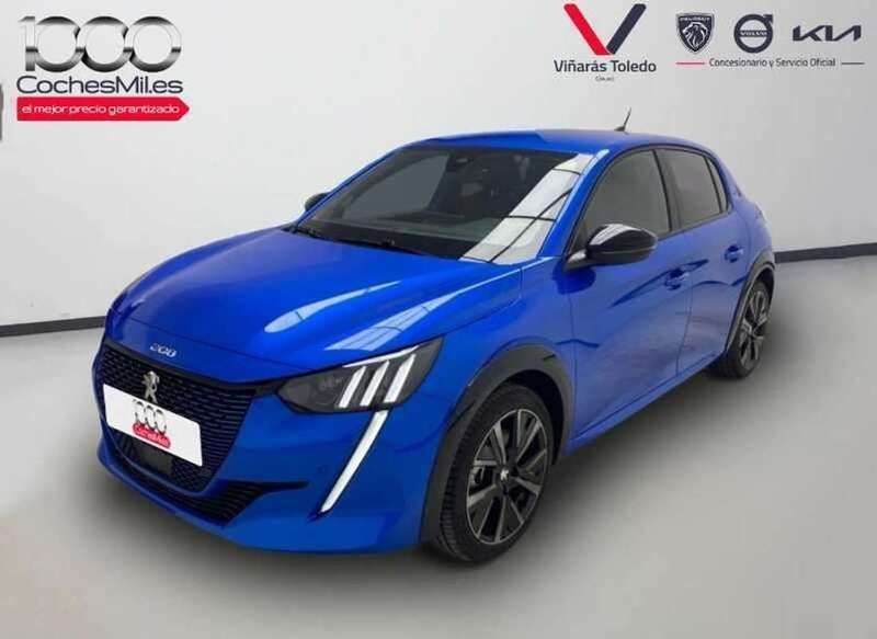Azul Usado 2023 Peugeot e-208 GT Utilitario | 21.366 € (Buen precio) - Imagen 1/4