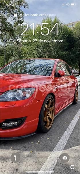 Usado Mazda 3 260 CV (191 kW) 2007 Rojo Berlina