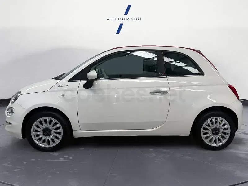 Usado Fiat 500C Dolcevita 70 CV (51 kW) 2021 Blanco Descapotable