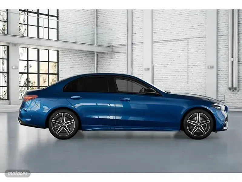 Usado Mercedes C200 204 CV (150 kW) 2025 Azul Berlina