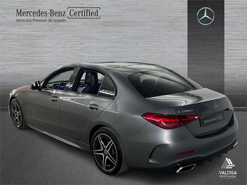 Usado Mercedes C200 AMG line 184 CV (135 kW) 2025 Gris Berlina