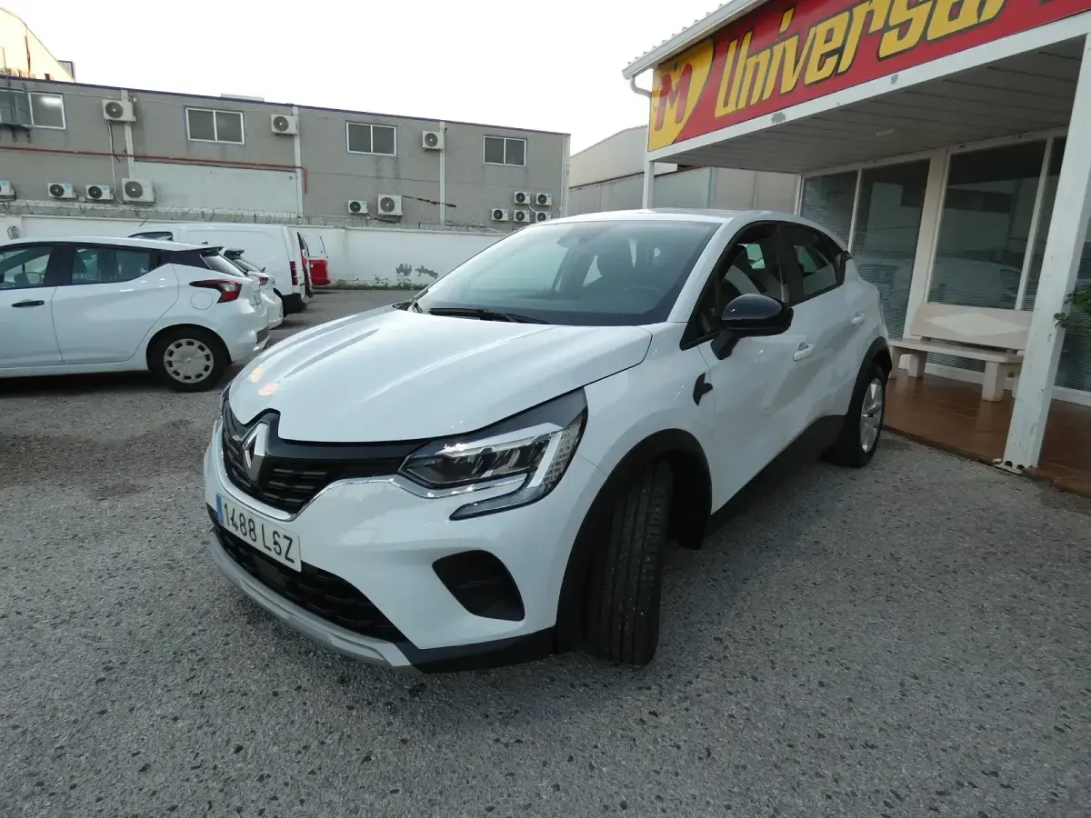 Usado Renault Captur Intens 90 CV (66 kW) 2021 Blanco SUV