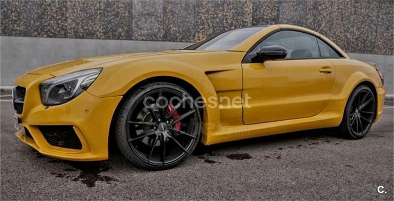 Usado Mercedes SL500 306 CV (225 kW) 2002 Amarillo Descapotable
