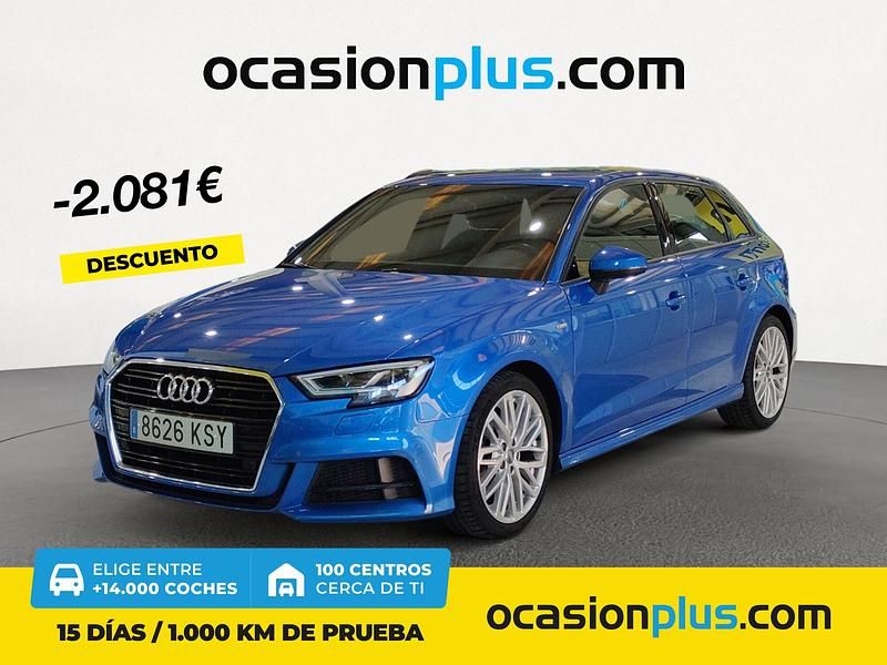 Azul Usado 2019 Audi A3 S-Line | 22.900 € (Caro) - Imagen 1/4