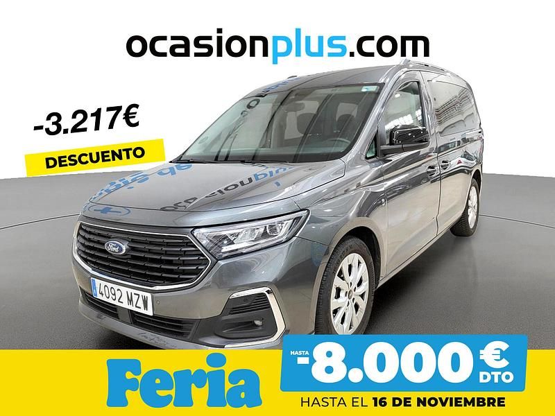 Gris Usado 2025 Ford Tourneo Connect Titanium Monovolumen | 35.390 € (Caro) - Imagen 1/4