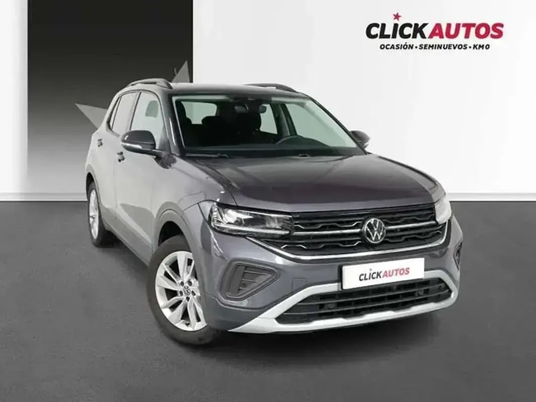 Usado VW T-Cross 95 CV (69 kW) 2024 Gris SUV