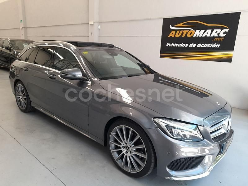 Gris / plata Usado 2018 Mercedes C220 Familiar | 27.990 € (Precio justo) - Imagen 1/4
