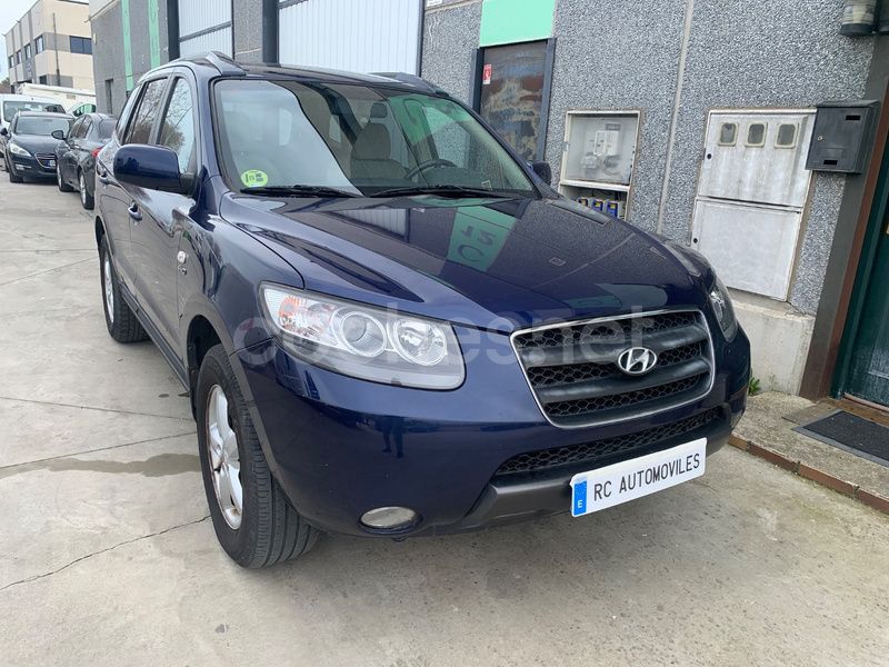 Azul Usado 2007 Hyundai Santa Fe Comfort SUV | 6999 € (Un poco caro) - Imagen 1/4