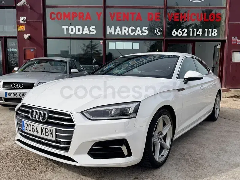 Usado Audi A5 Sportback Sport 218 CV (160 kW) 2018 Blanco Utilitario