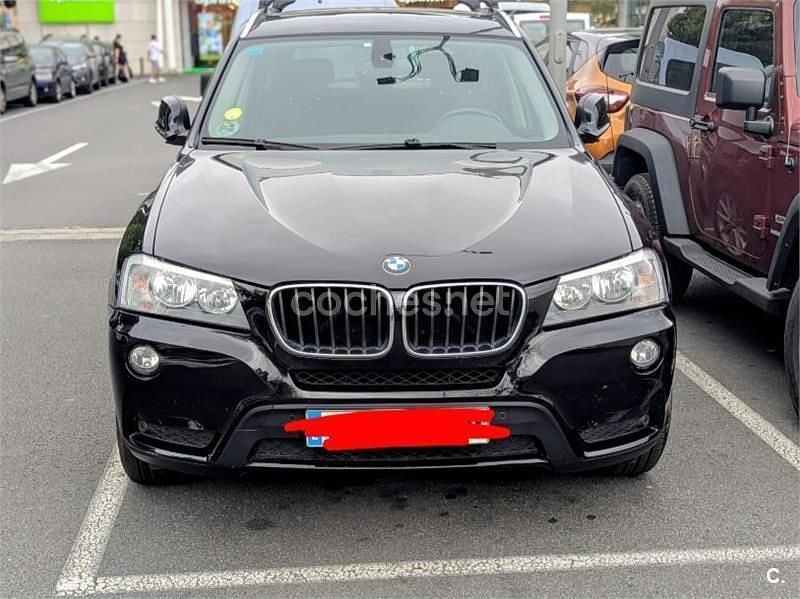 Usado BMW X3 177 CV (130 kW) 2011 Negro SUV