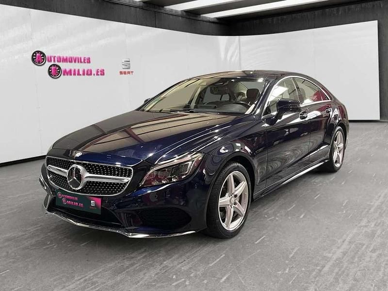 Usado Mercedes CLS350 258 CV (189 kW) 2015 Azul Coupe