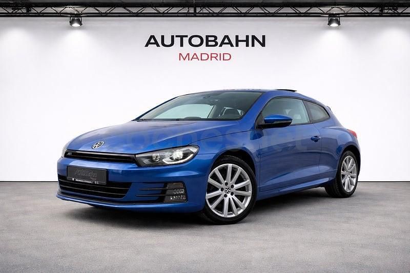 Begagnad VW Scirocco R-line 125 HK (91 kW) 2015 Blå Sportkupé