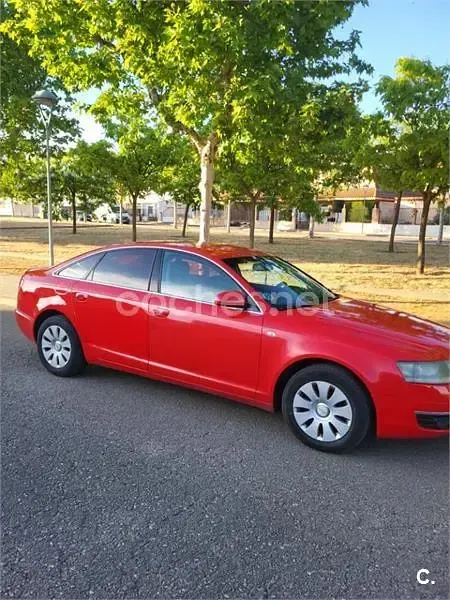 Usado Audi A6 140 CV (102 kW) 2007 Rojo Berlina