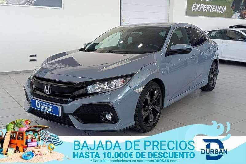 Gris Usado 2019 Honda Civic Elegance Utilitario | 17.590 € (Buen precio) - Imagen 1/4