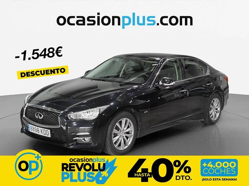 Usado Infiniti Q50 Premium 170 CV (125 kW) 2017 Negro Berlina