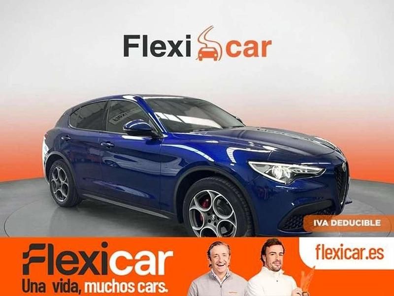 Azul Usado 2022 Alfa Romeo Stelvio Sprint SUV | 29.240 € (Precio justo) - Imagen 1/4