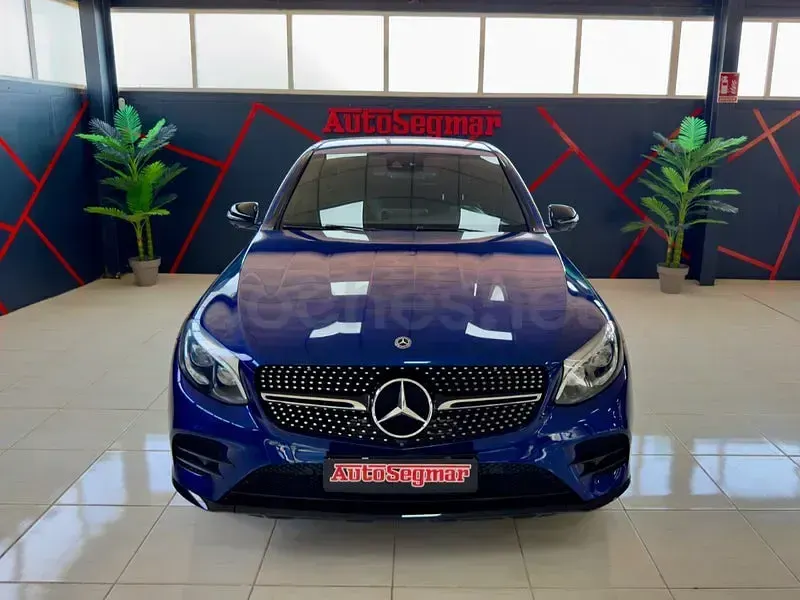 Usado Mercedes GLC250 204 CV (150 kW) 2018 Azul SUV