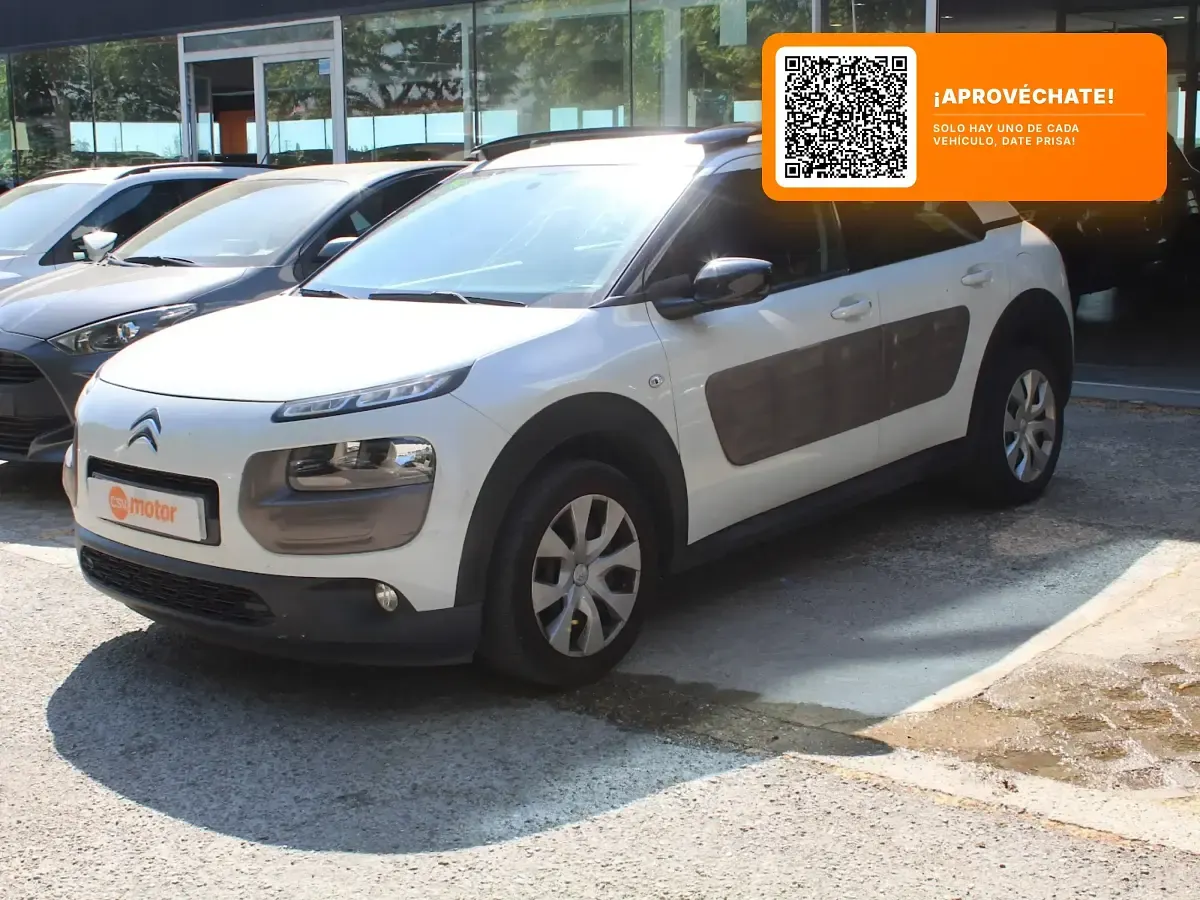 Usado Citroën C4 Cactus PureTech 110 CV (80 kW) 2017 Blanco Utilitario