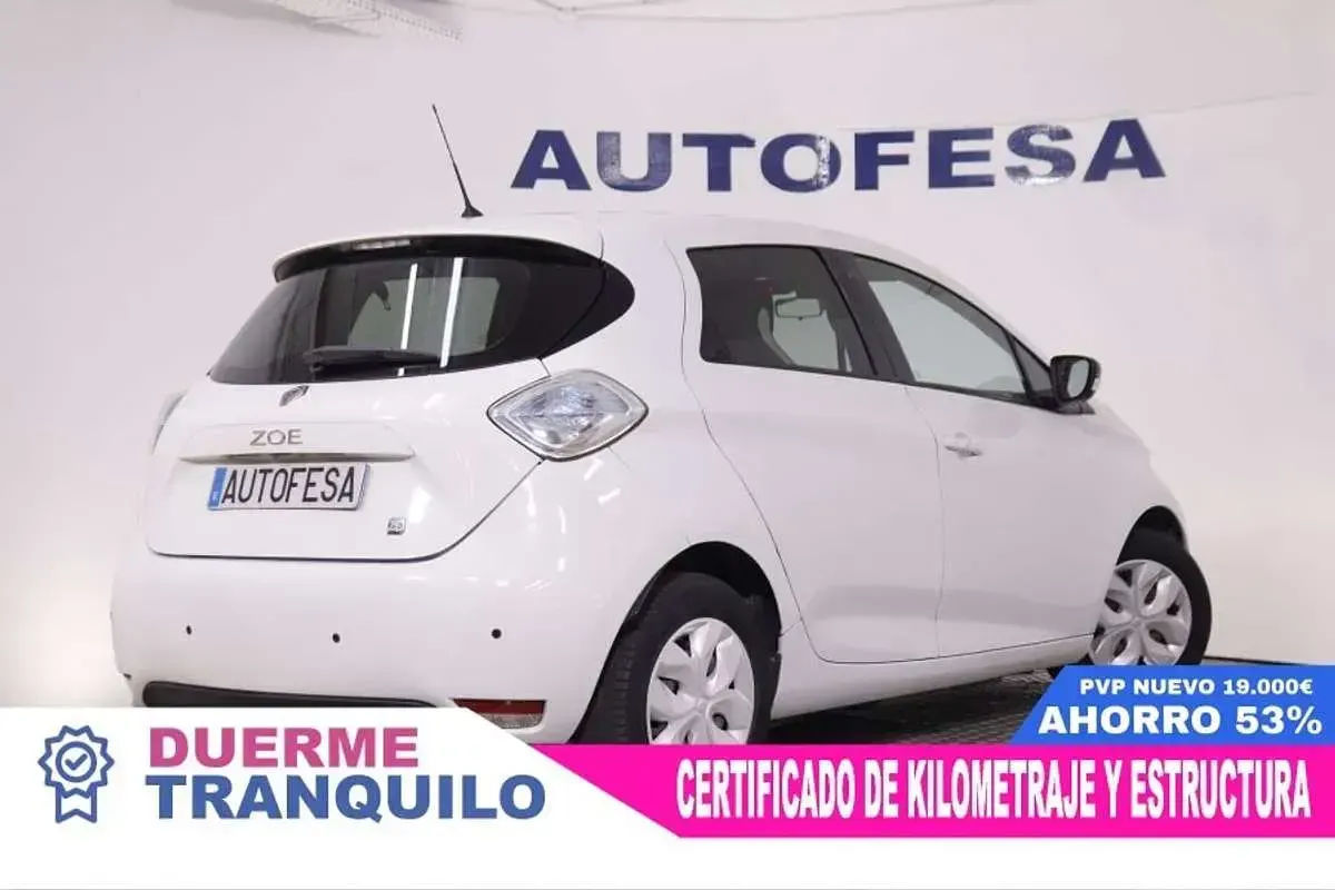 Usado Renault Zoe Life 64 kW (88 CV) 2016 Blanco Utilitario