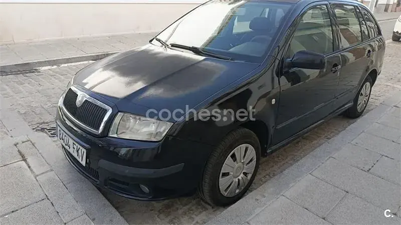 Usado Skoda Fabia Comfort 101 CV (74 kW) 2007 Negro Familiar